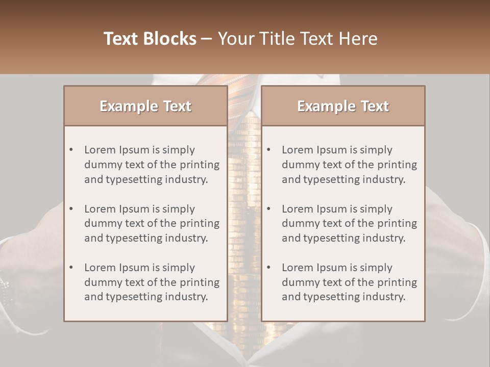 Money Instead Of Heart PowerPoint Template