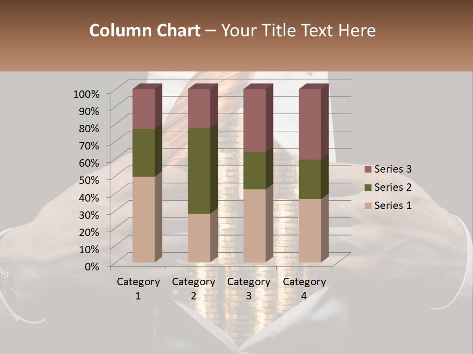 Money Instead Of Heart PowerPoint Template