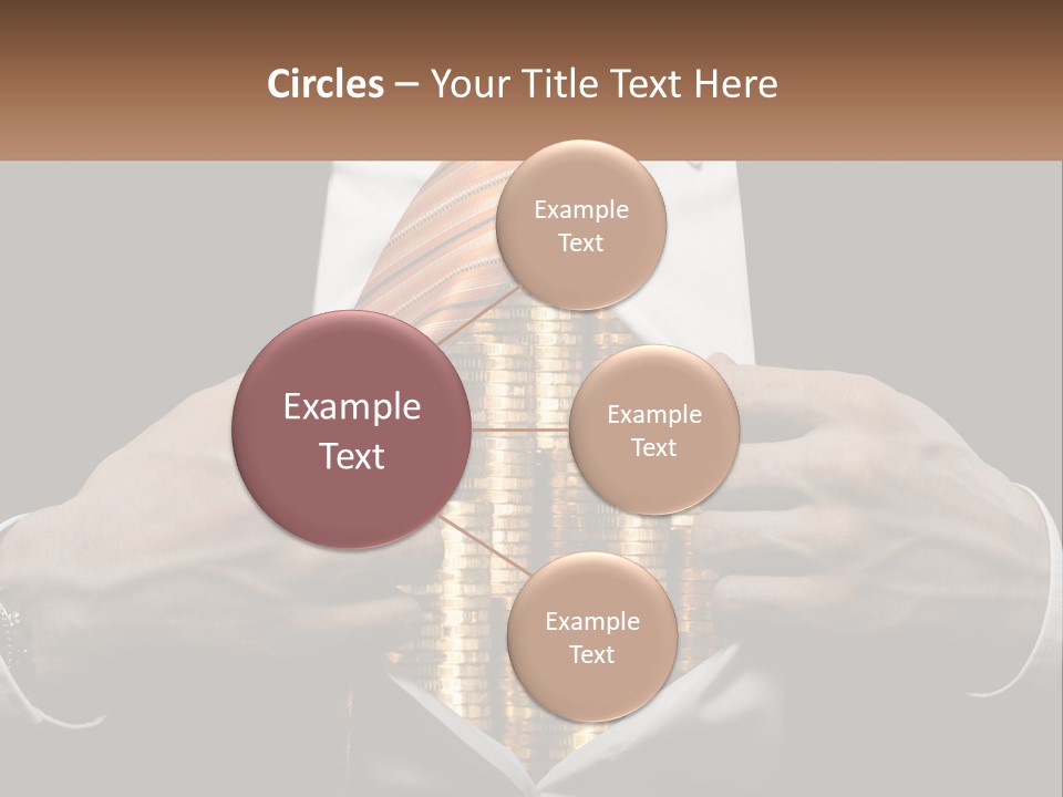 Money Instead Of Heart PowerPoint Template