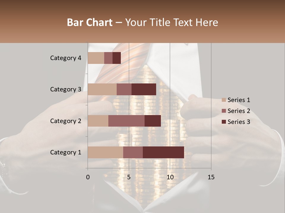 Money Instead Of Heart PowerPoint Template