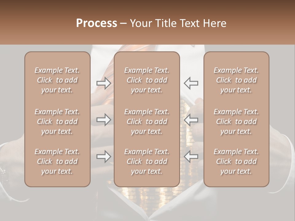 Money Instead Of Heart PowerPoint Template