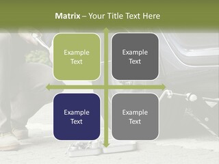 Replace The Wheel In The Car PowerPoint Template