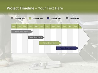 Replace The Wheel In The Car PowerPoint Template