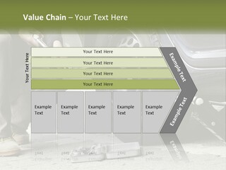 Replace The Wheel In The Car PowerPoint Template