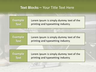 Replace The Wheel In The Car PowerPoint Template