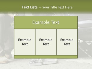 Replace The Wheel In The Car PowerPoint Template