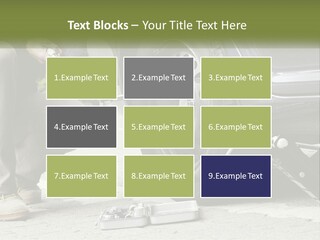 Replace The Wheel In The Car PowerPoint Template