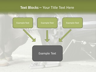 Replace The Wheel In The Car PowerPoint Template