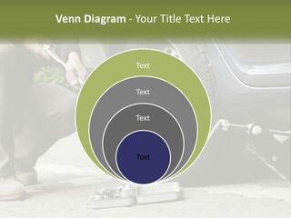 Replace The Wheel In The Car PowerPoint Template