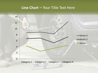 Replace The Wheel In The Car PowerPoint Template