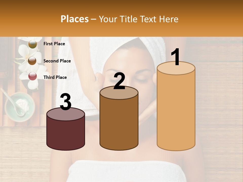Facial Massage For A Woman PowerPoint Template