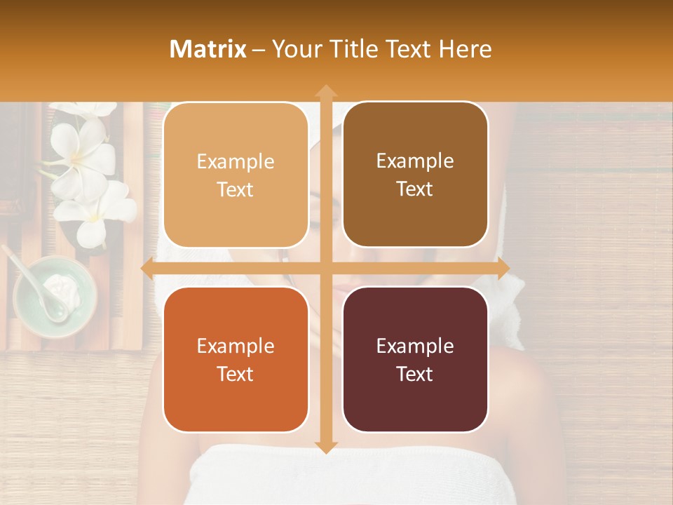 Facial Massage For A Woman PowerPoint Template