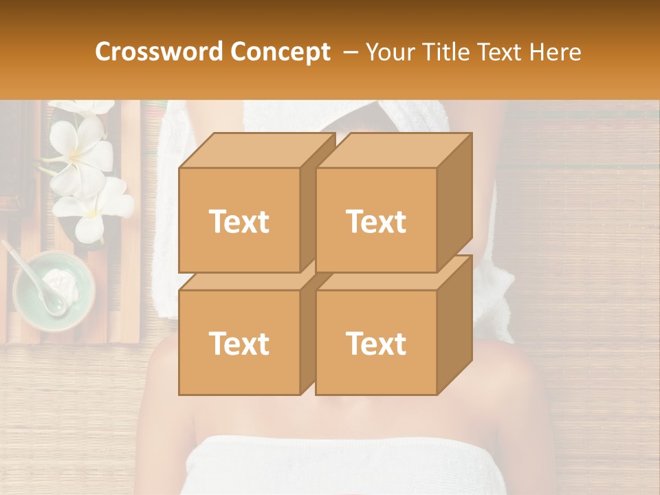 Facial Massage For A Woman PowerPoint Template