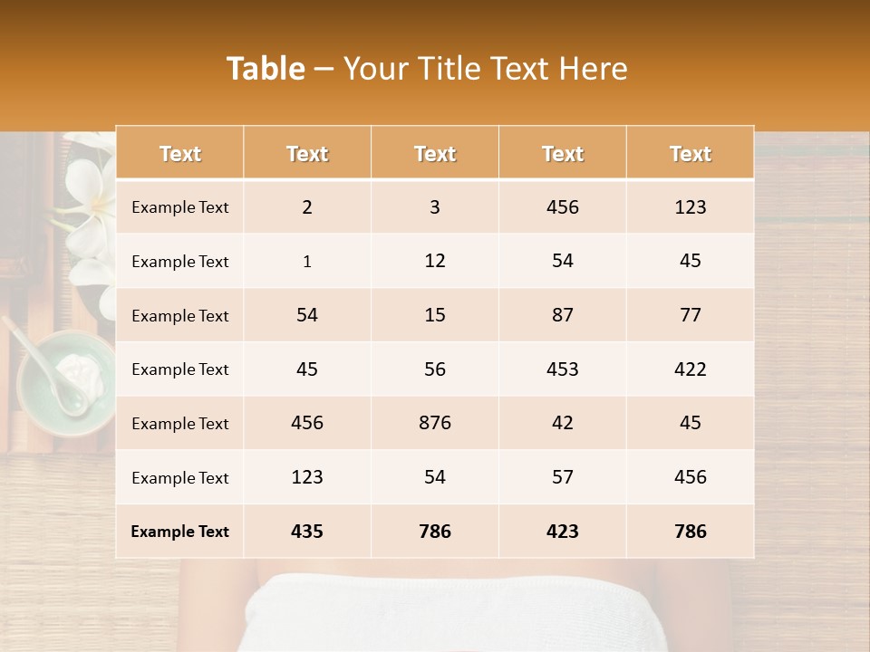 Facial Massage For A Woman PowerPoint Template