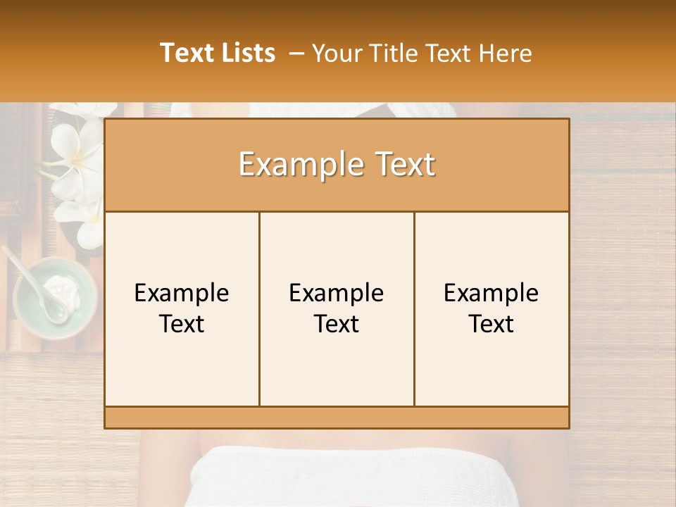 Facial Massage For A Woman PowerPoint Template