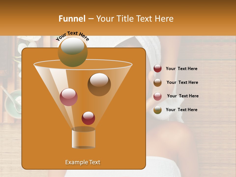 Facial Massage For A Woman PowerPoint Template