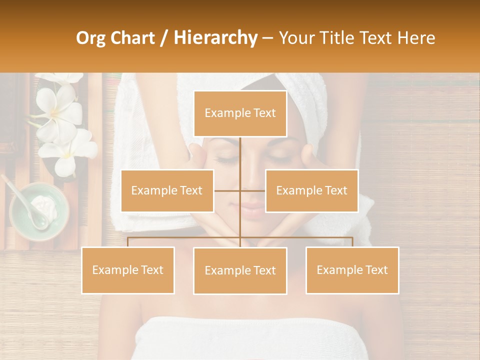 Facial Massage For A Woman PowerPoint Template