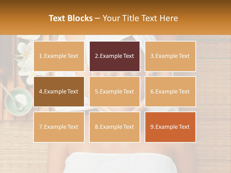 Facial Massage For A Woman PowerPoint Template