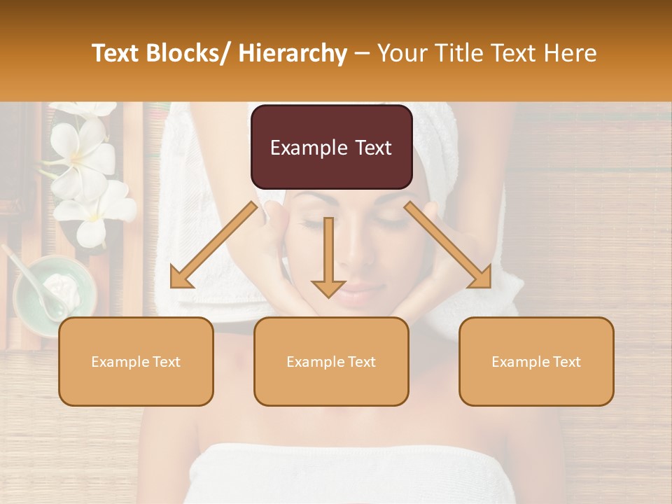 Facial Massage For A Woman PowerPoint Template