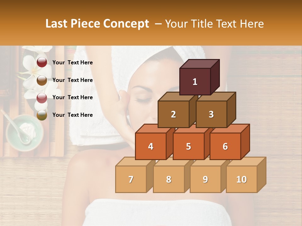 Facial Massage For A Woman PowerPoint Template