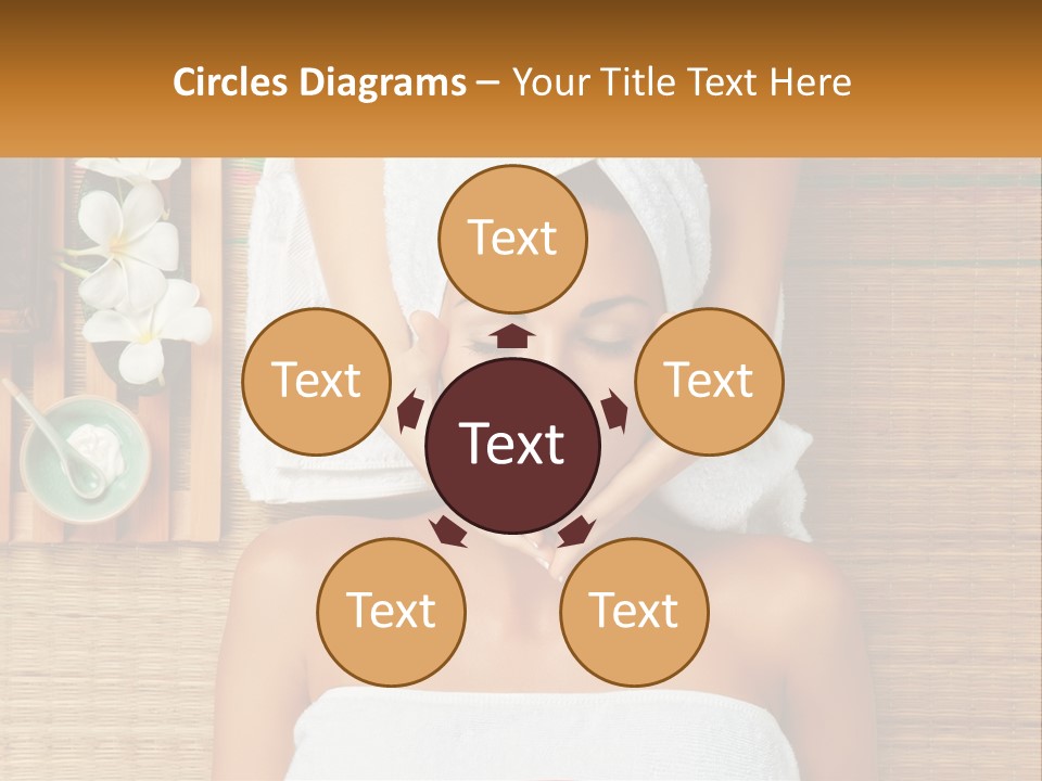 Facial Massage For A Woman PowerPoint Template