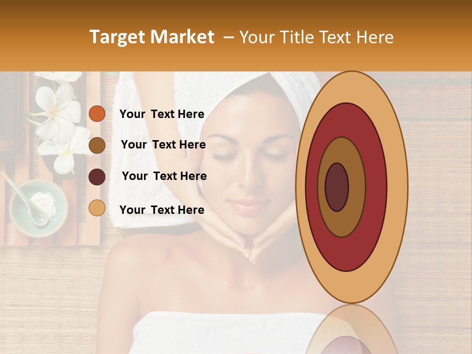 Facial Massage For A Woman PowerPoint Template