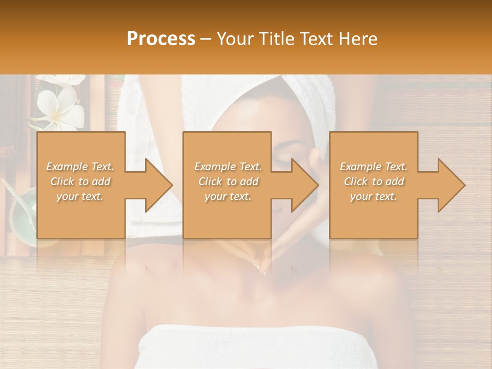 Facial Massage For A Woman PowerPoint Template