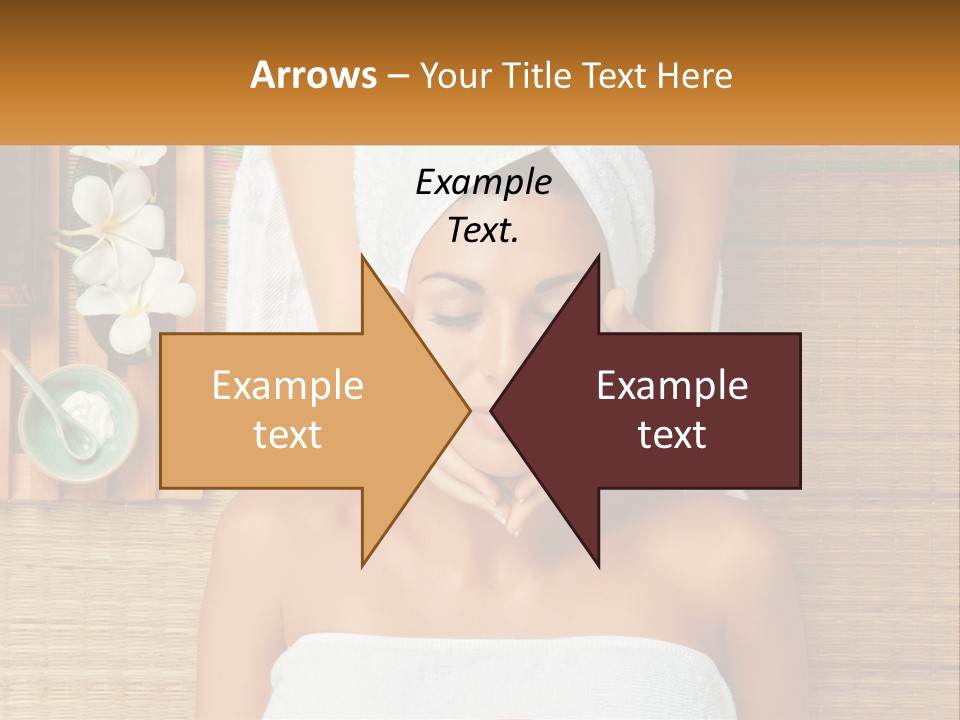 Facial Massage For A Woman PowerPoint Template