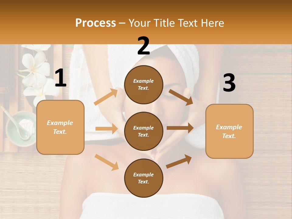 Facial Massage For A Woman PowerPoint Template