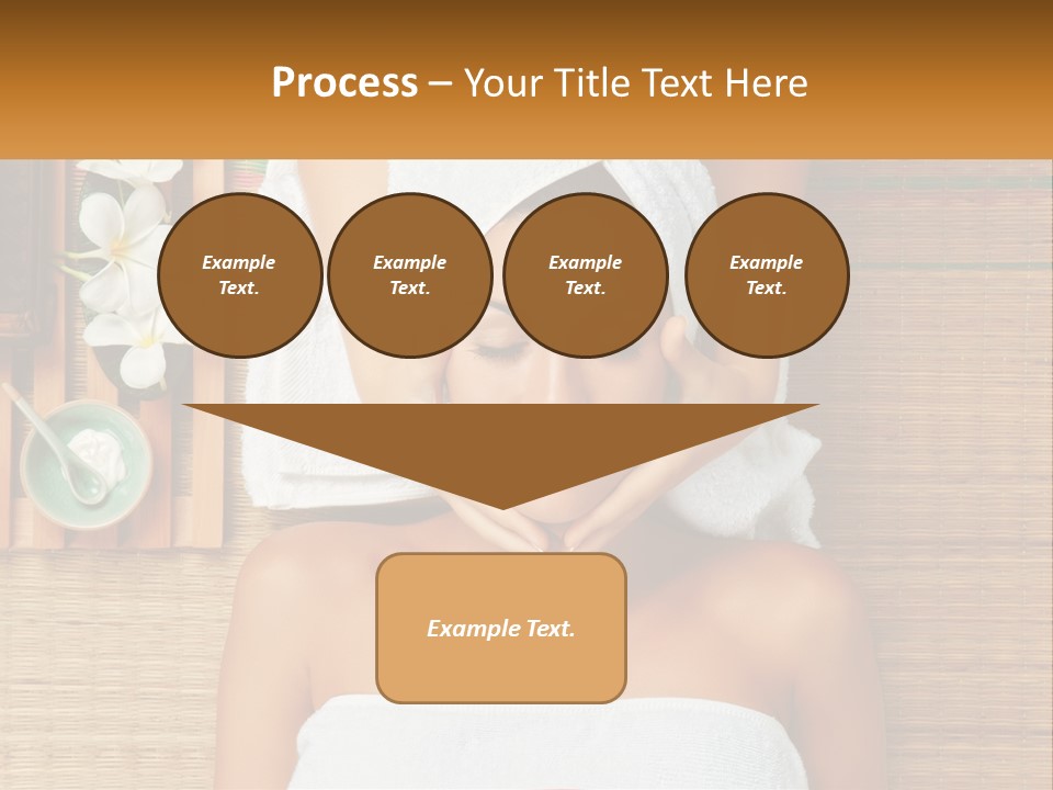 Facial Massage For A Woman PowerPoint Template