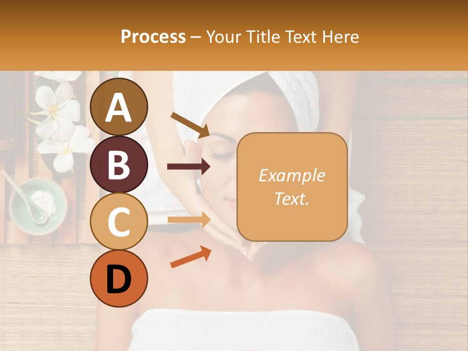 Facial Massage For A Woman PowerPoint Template