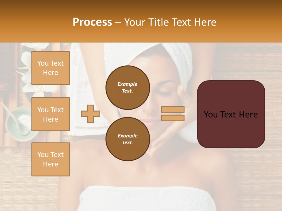 Facial Massage For A Woman PowerPoint Template