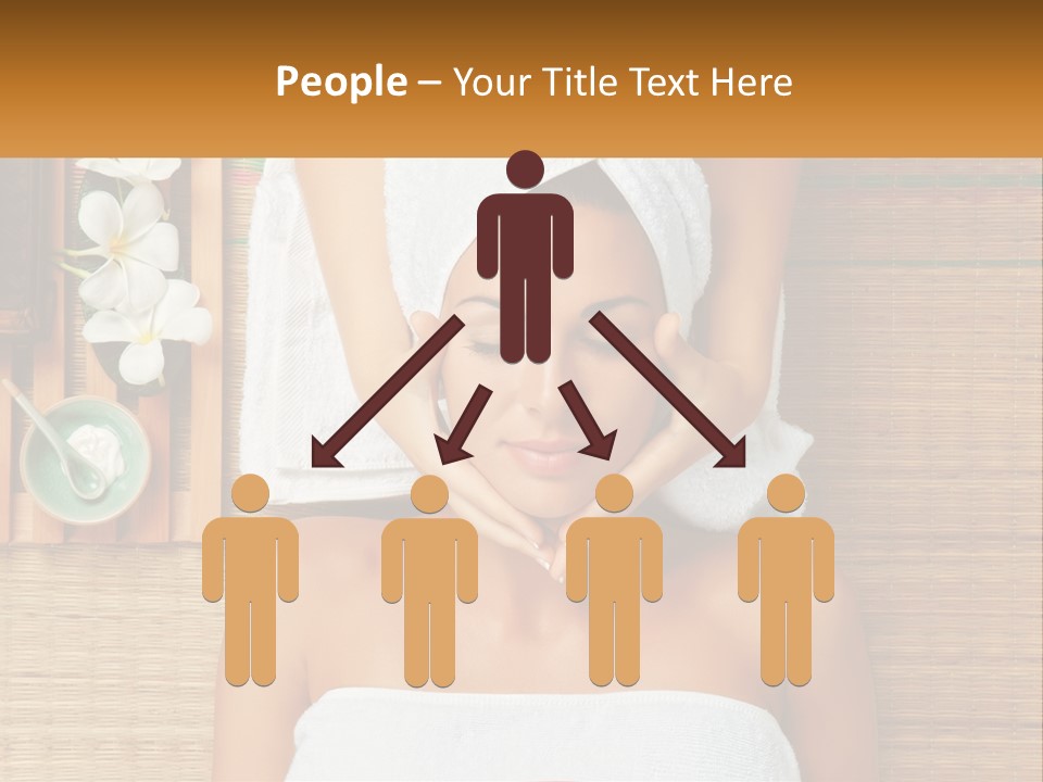 Facial Massage For A Woman PowerPoint Template