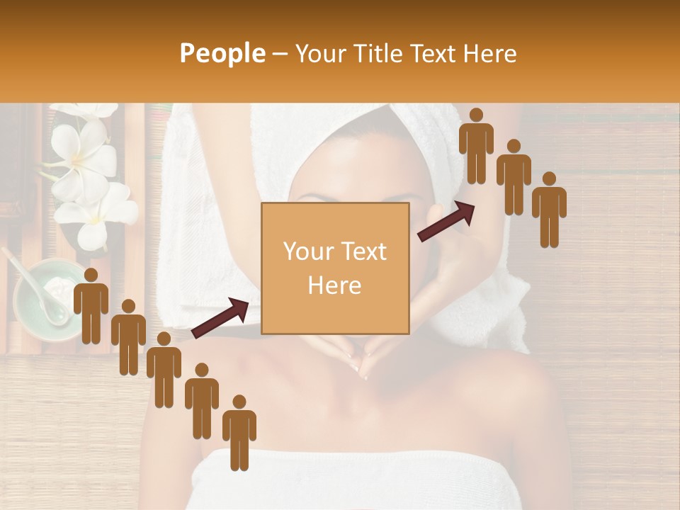 Facial Massage For A Woman PowerPoint Template