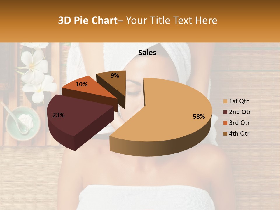 Facial Massage For A Woman PowerPoint Template
