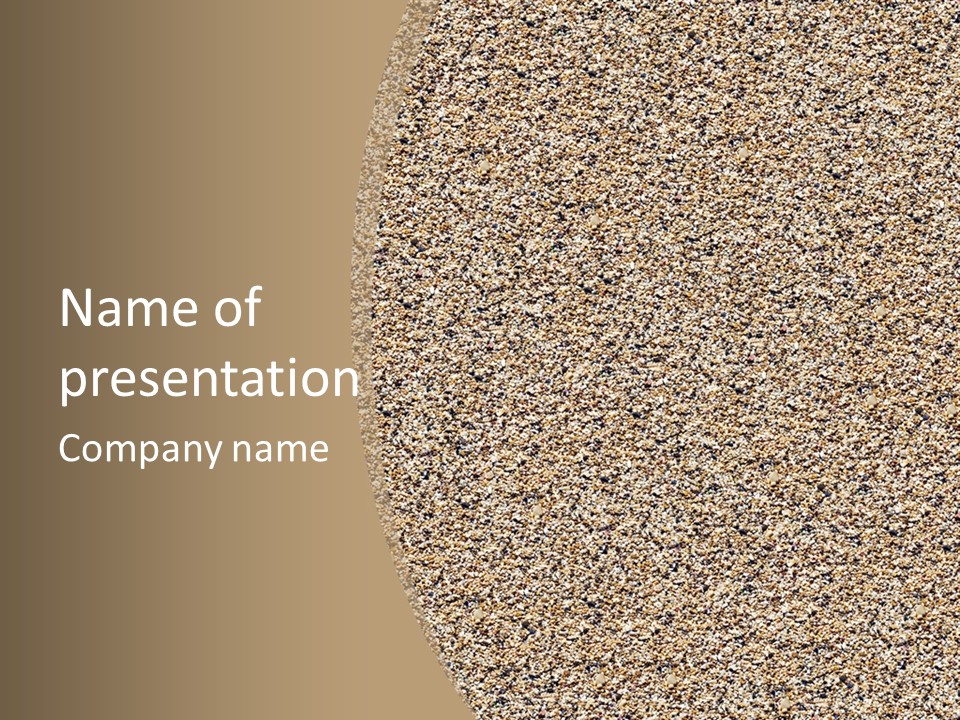 Sand PowerPoint Template