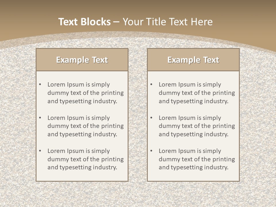 Sand PowerPoint Template