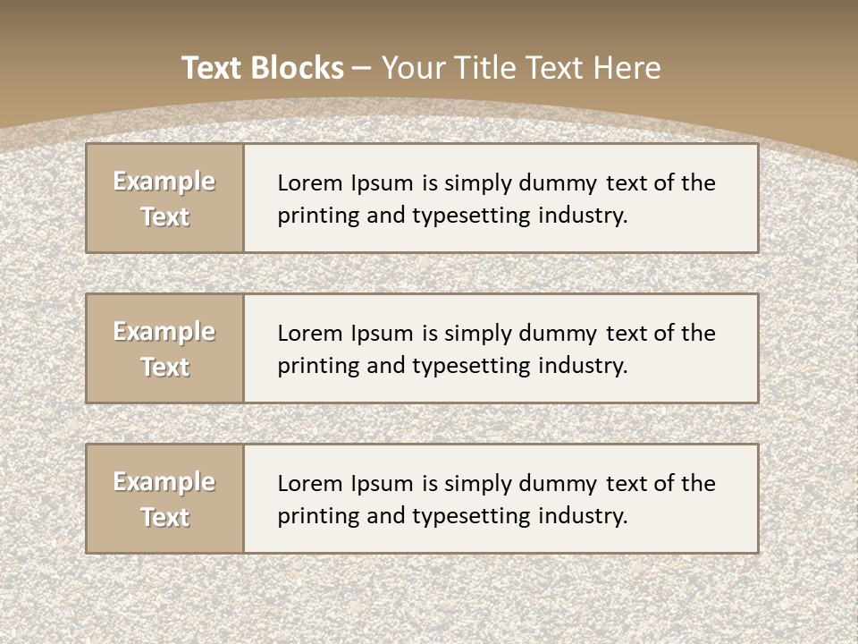 Sand PowerPoint Template