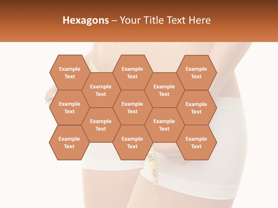 The Girl Measures The Waist PowerPoint Template