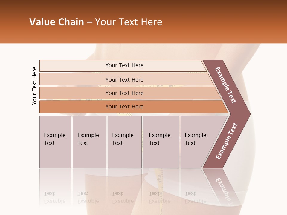 The Girl Measures The Waist PowerPoint Template