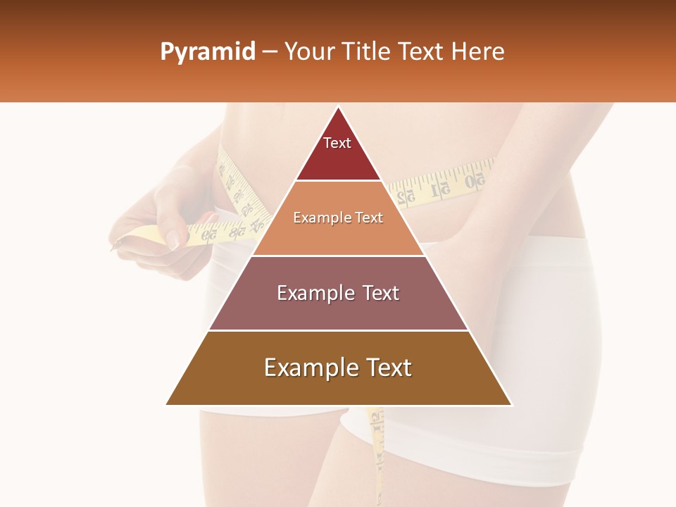 The Girl Measures The Waist PowerPoint Template