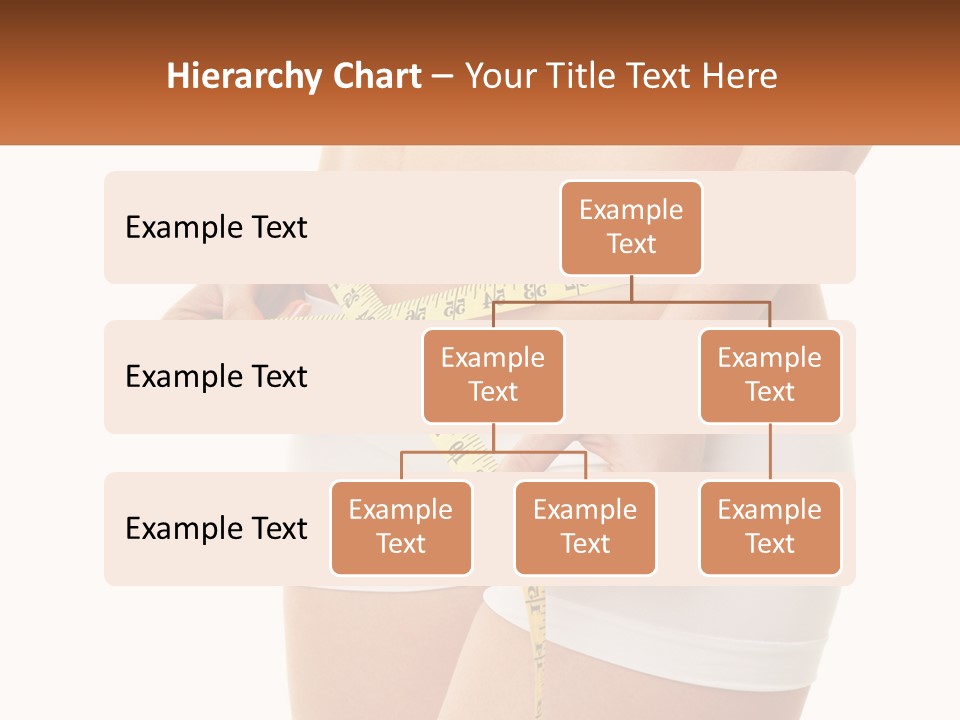 The Girl Measures The Waist PowerPoint Template