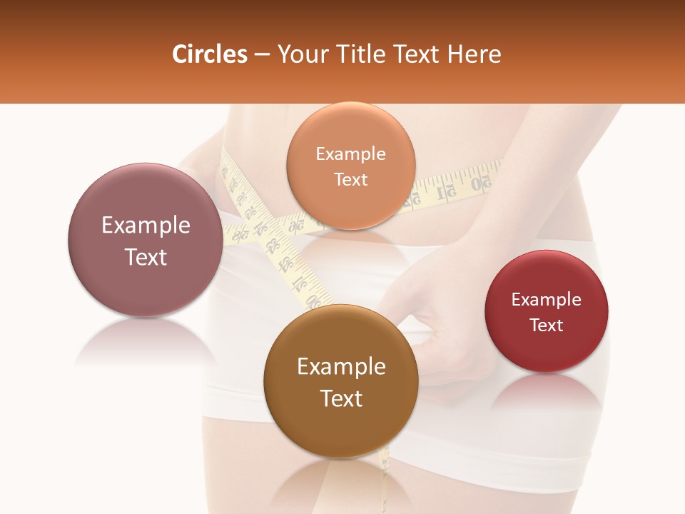 The Girl Measures The Waist PowerPoint Template