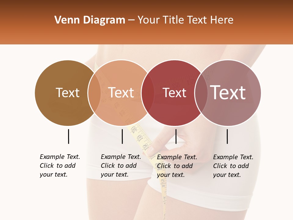 The Girl Measures The Waist PowerPoint Template