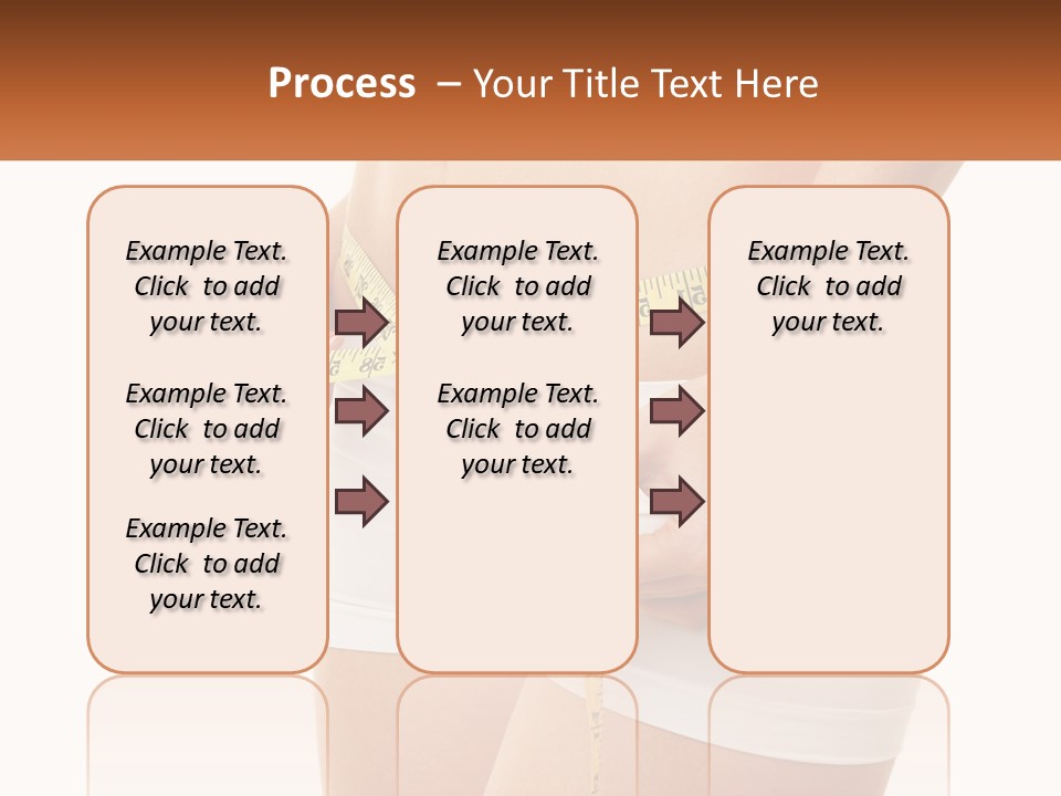 The Girl Measures The Waist PowerPoint Template