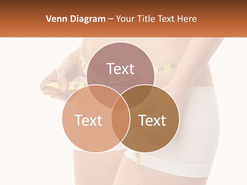 The Girl Measures The Waist PowerPoint Template