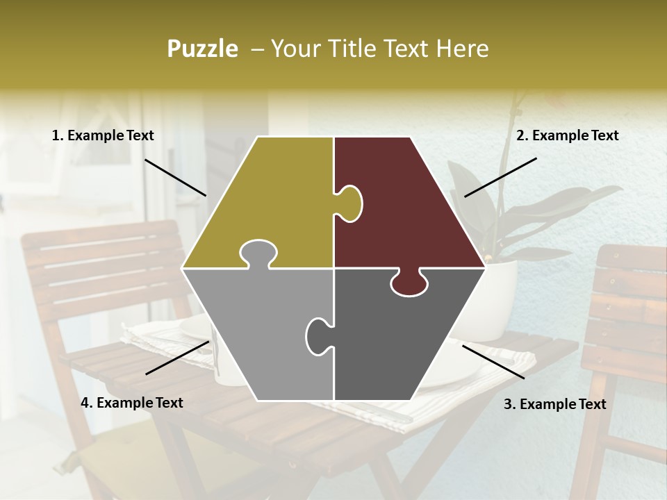 Table On The Balcony PowerPoint Template