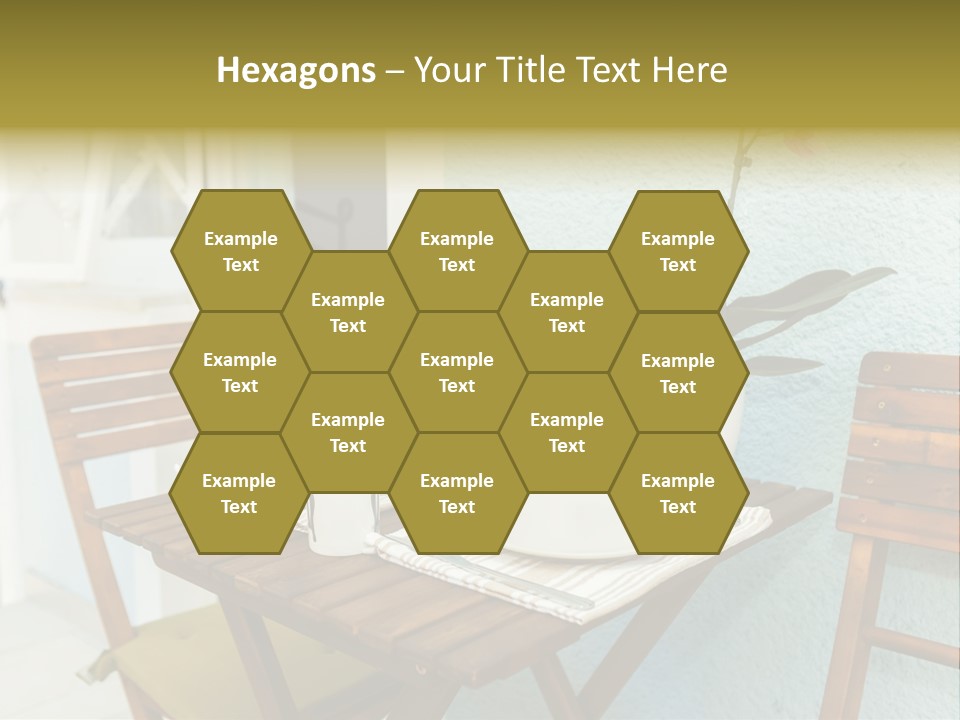 Table On The Balcony PowerPoint Template