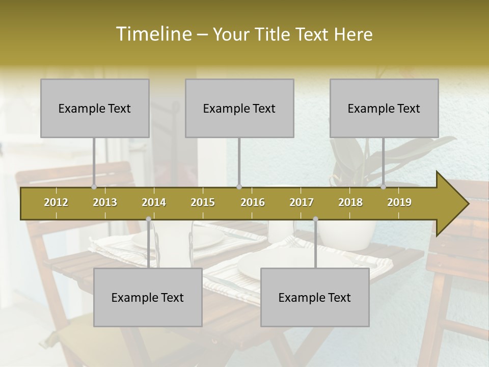 Table On The Balcony PowerPoint Template