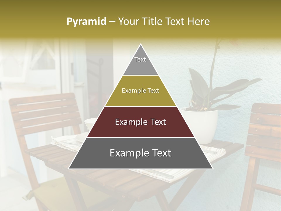 Table On The Balcony PowerPoint Template